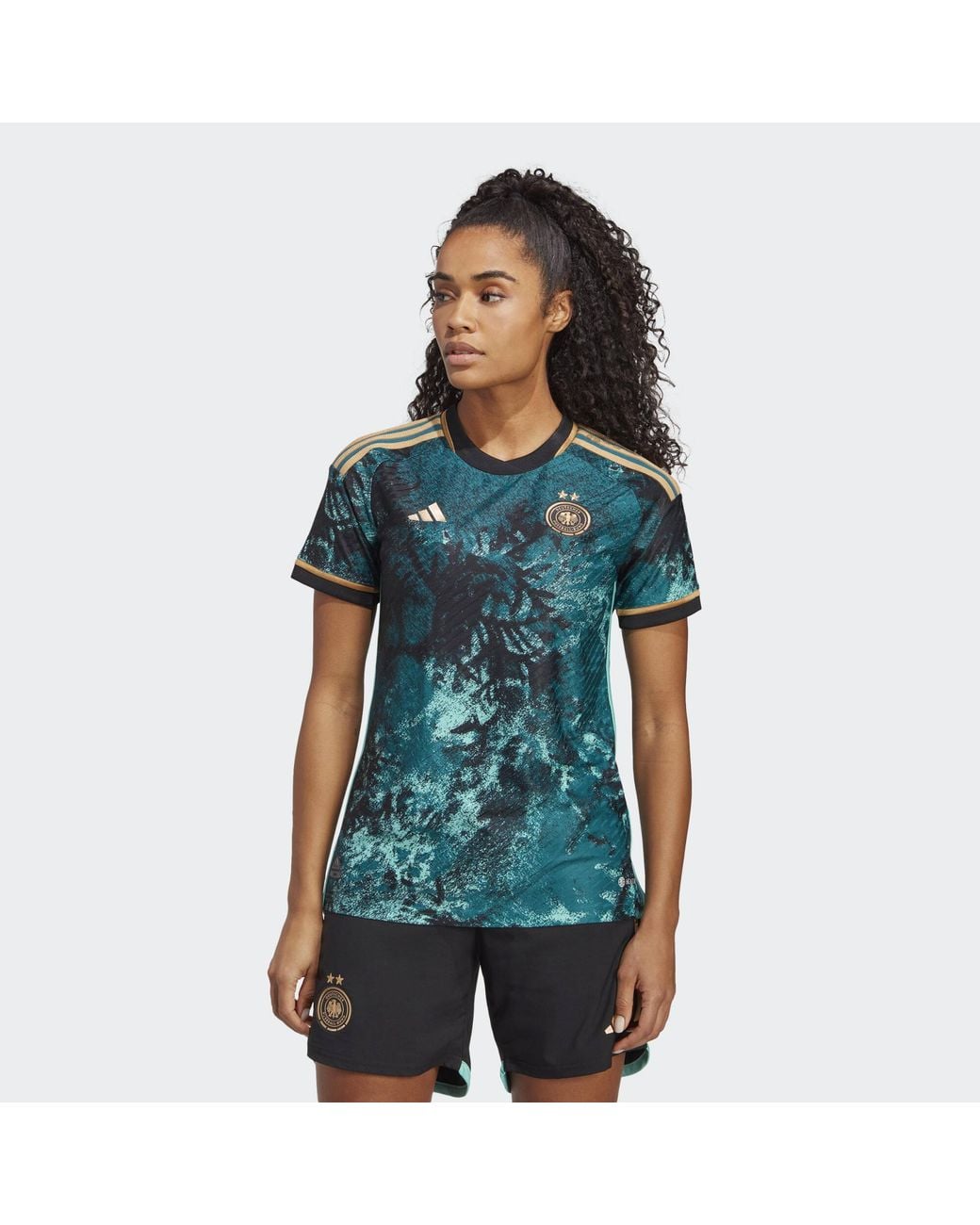 Adidas Originals Blue Germany Team 23 Away Authentic Jersey