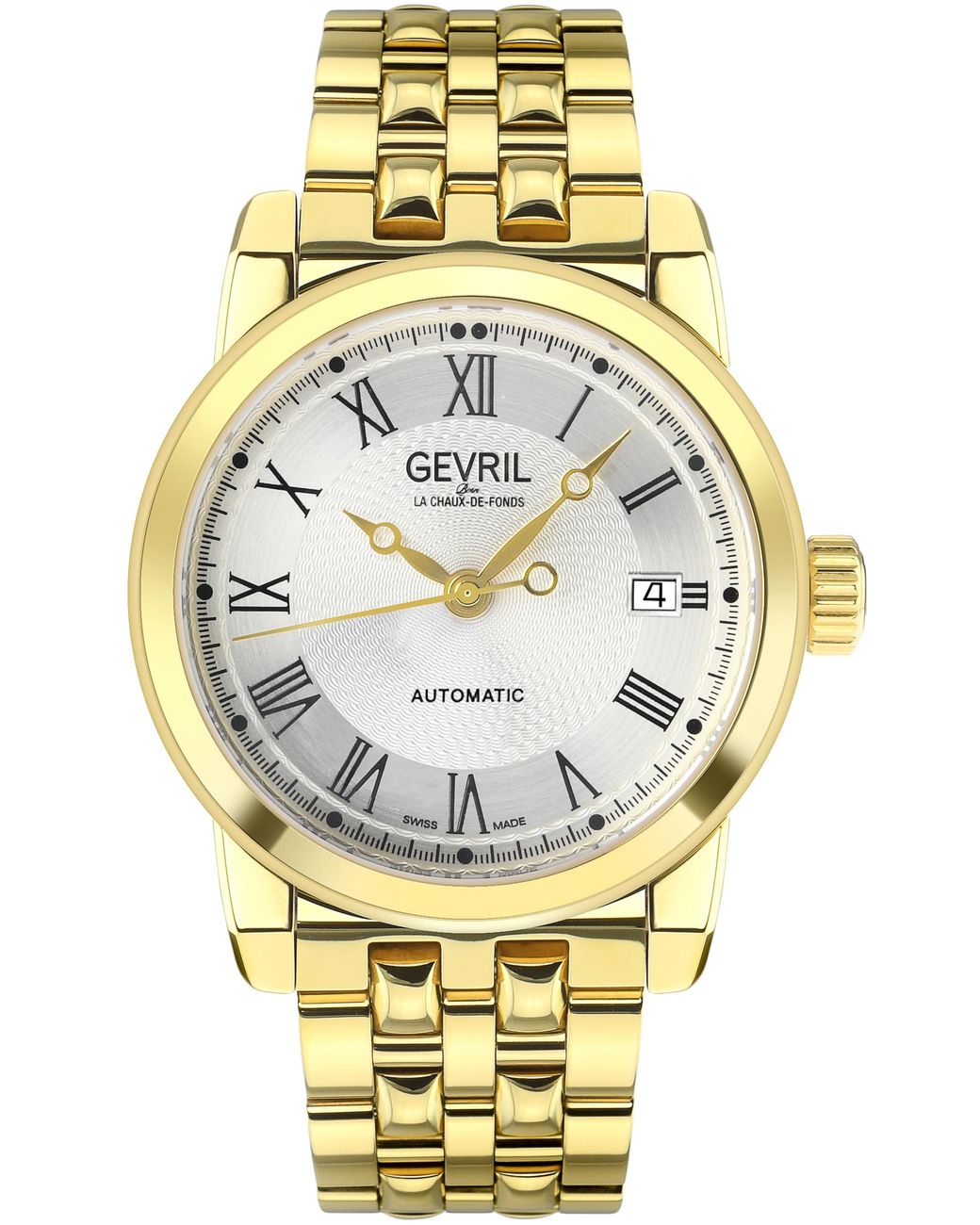 Gevril Metallic Madison Swiss Automatic Watch for men