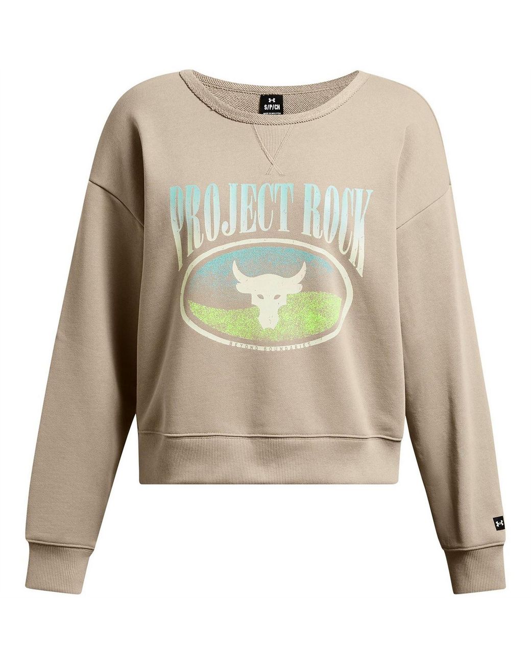 Under Armour Gray Pjt Rck Hw Terry Ls Q1 Sweatshirt