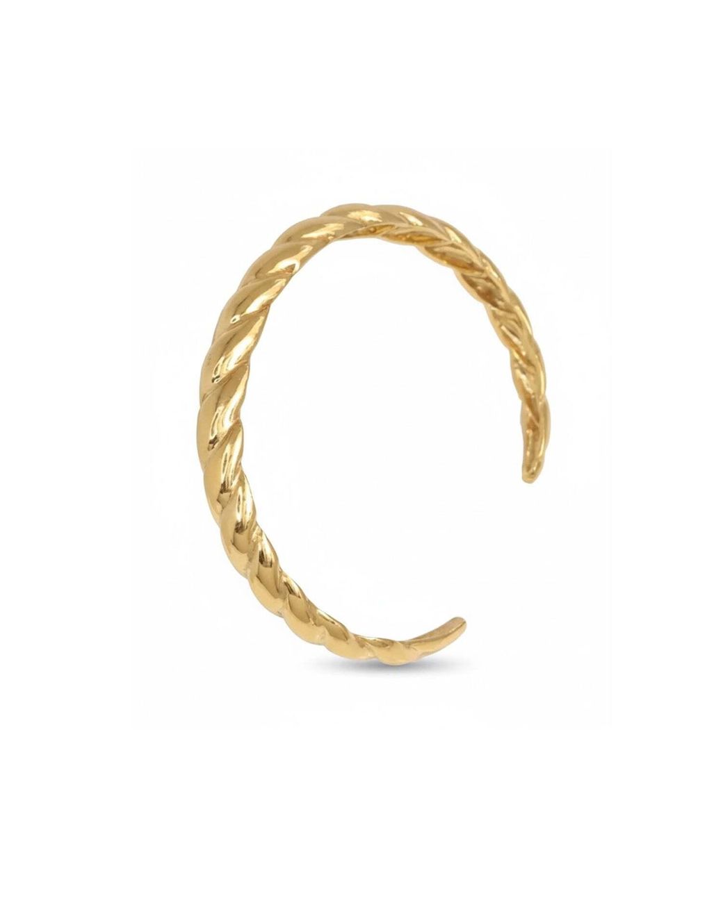 Bibei Metallic Open Braided Bracelet With Plating And 925 Sterling Bipu010