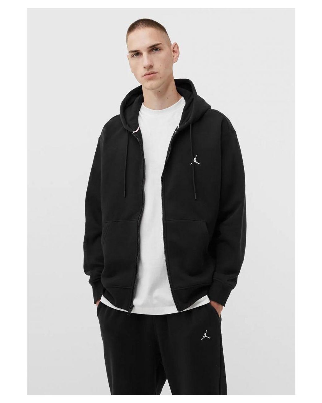 Jordan black tracksuit deals