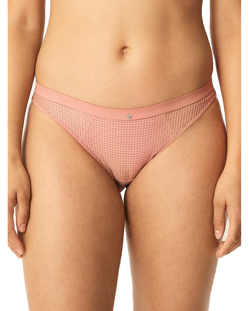 Chantelle Pink Motif Brief