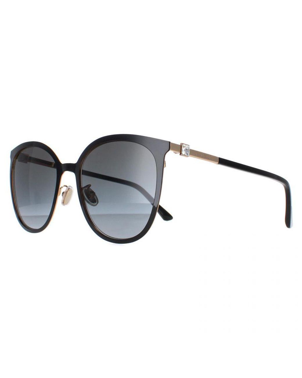 Jimmy Choo Black Cat Eye Dark Gradient Oria/G/Sk Metal