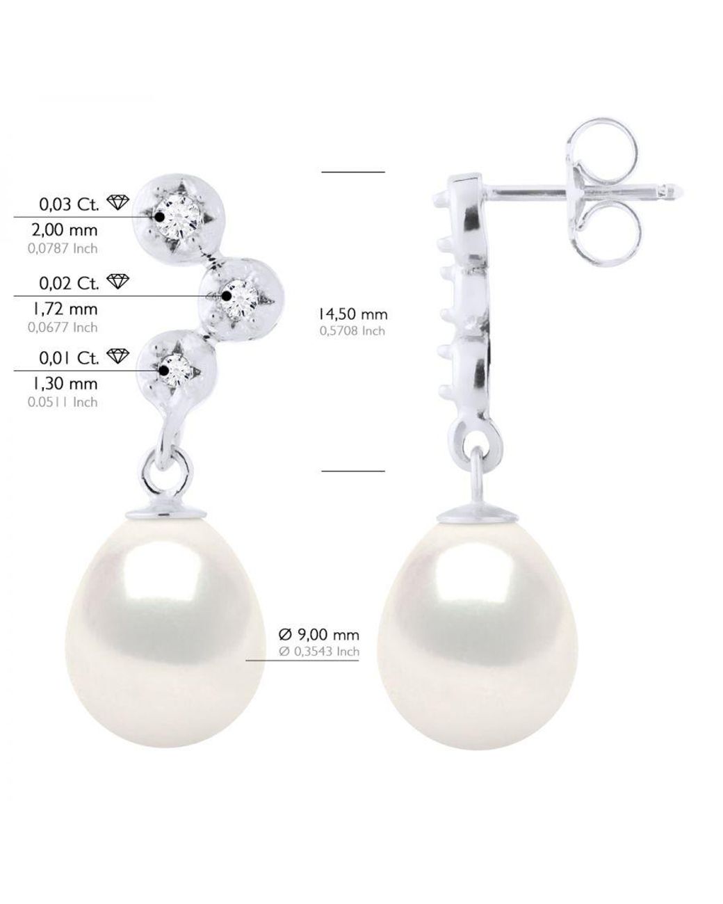 Ateliers Saint Germain White Earrings Prestige