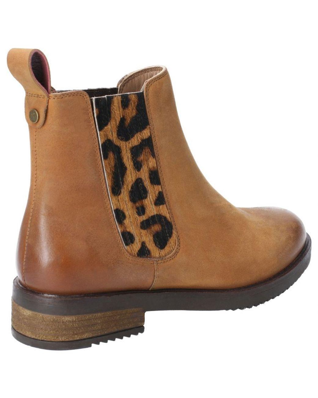 Hush Puppies Brown Stella Slip On Ankle Boot