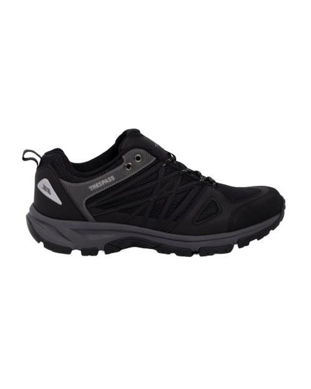 Trespass Black Fisk Trainers for men