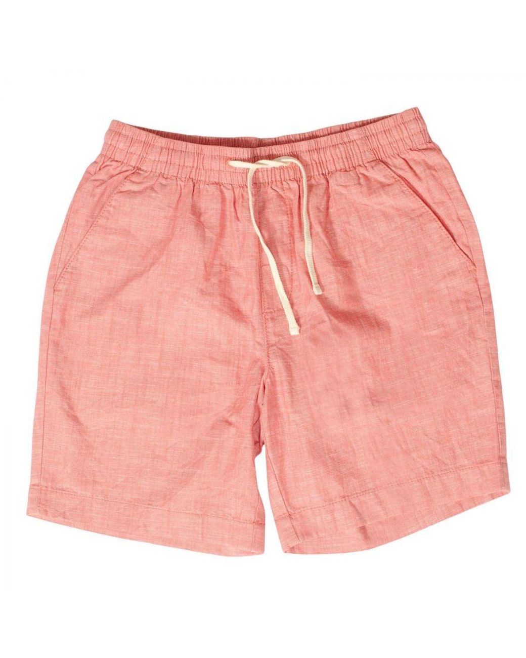 Nautica Blue Textured Cotton Boardwalk Shorts for men