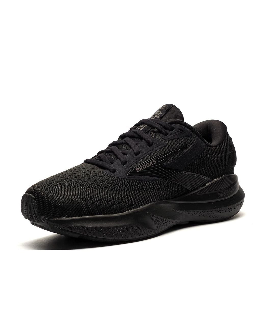 Brooks Black Adrenaline Gts 24 Wide Fit Running Shoes for men