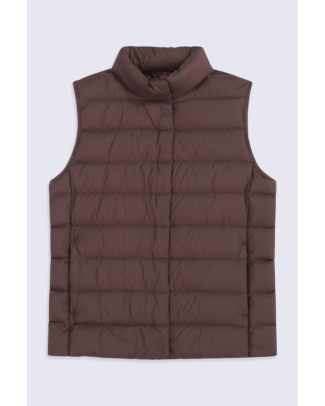 Mountain Warehouse Brown Lightweight Down Gilet Water Resistant Sleeveless Body Warmer Jacket