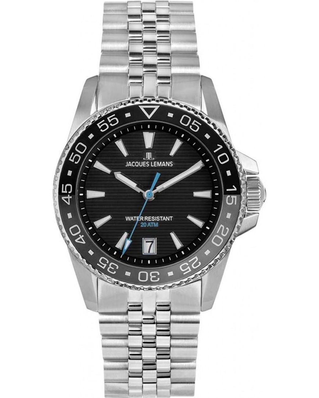 Jacques Lemans Gray 1-2205H Liverpool Diver Watch for men