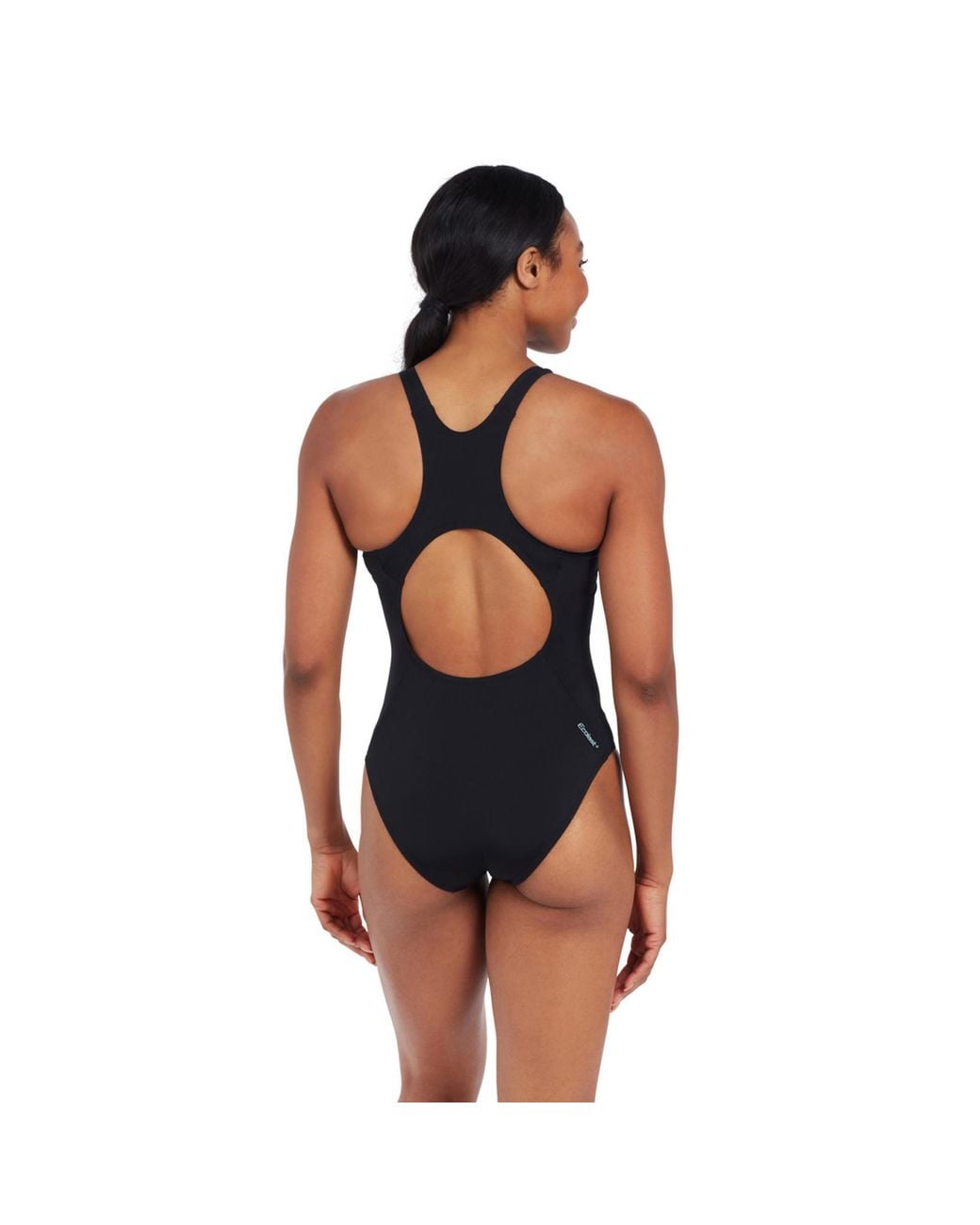 Zoggs Black Ladies Cottesloe Powerback 2024 One Piece Swimsuit