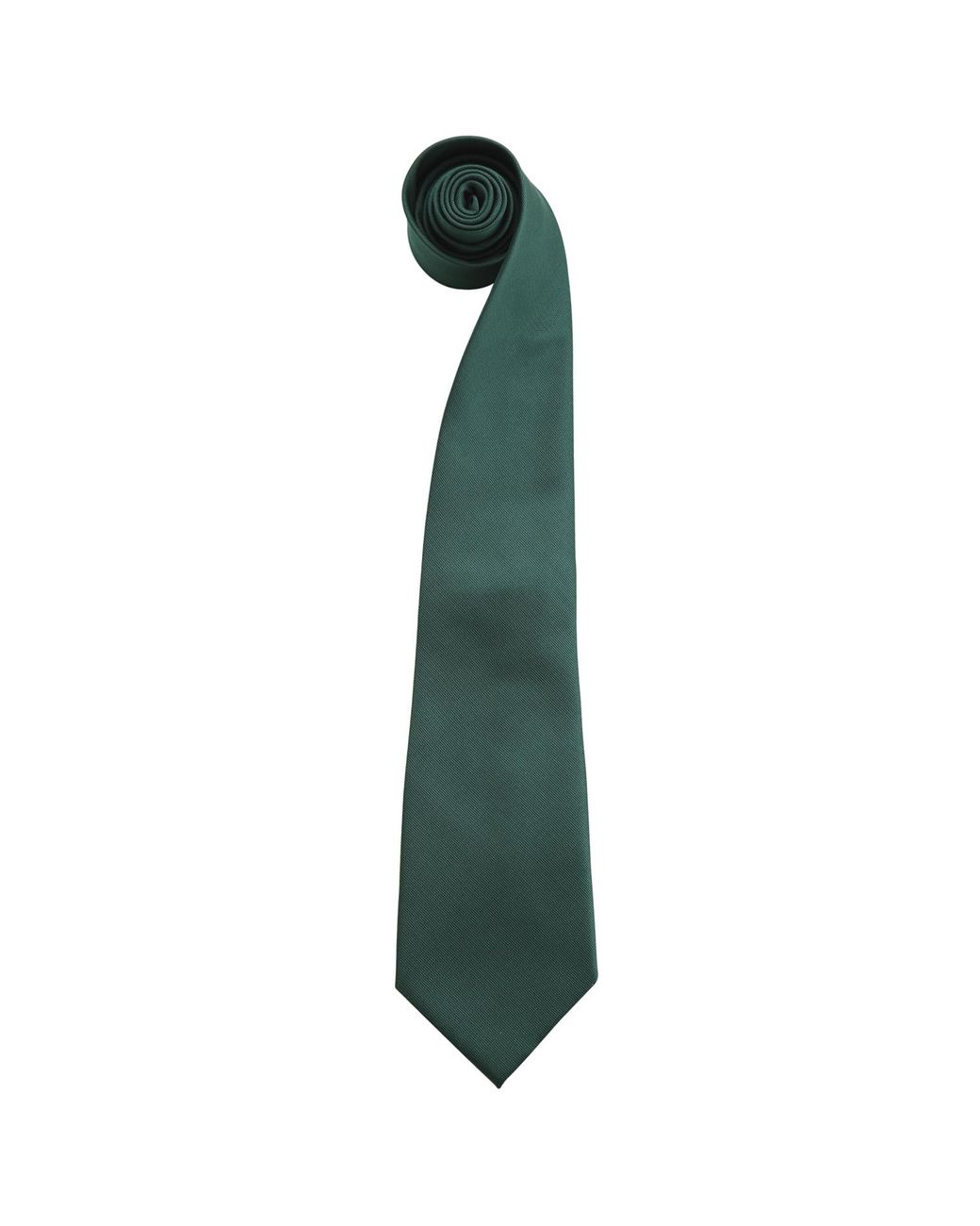 PREMIER Green “Colours” Plain Fashion Business Tie (Pack Of 2) (Bottle) for men