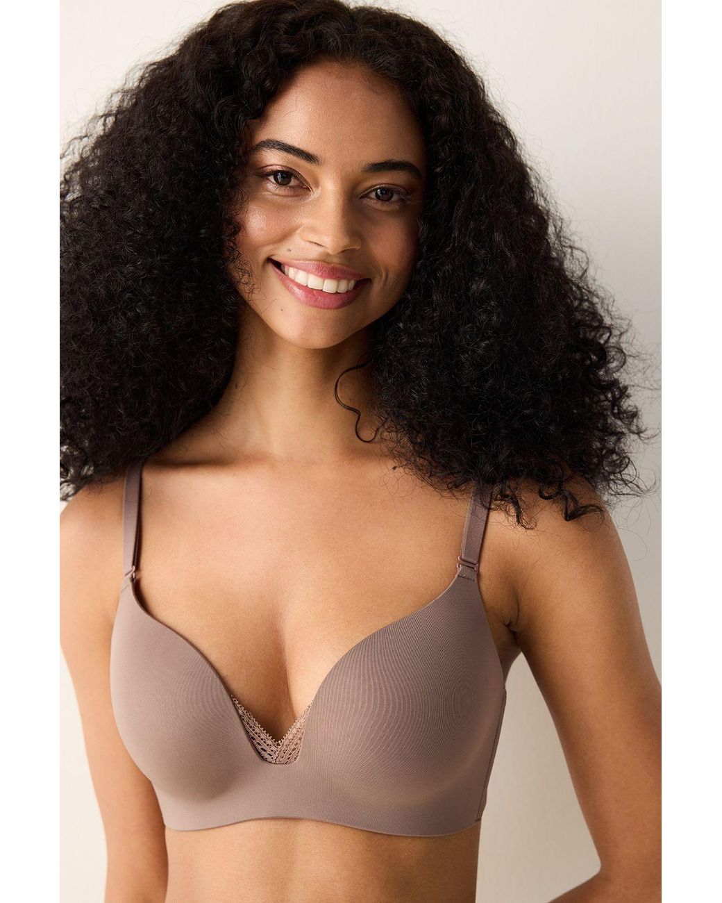Penti Blue Lace Jersey Bralette Bra