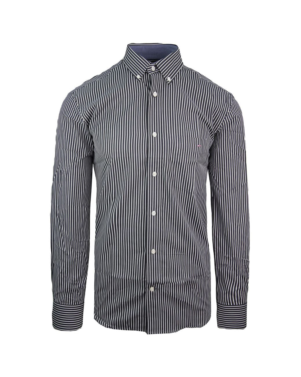 Eden Park Blue Paris Regular Shirt Cotton for men