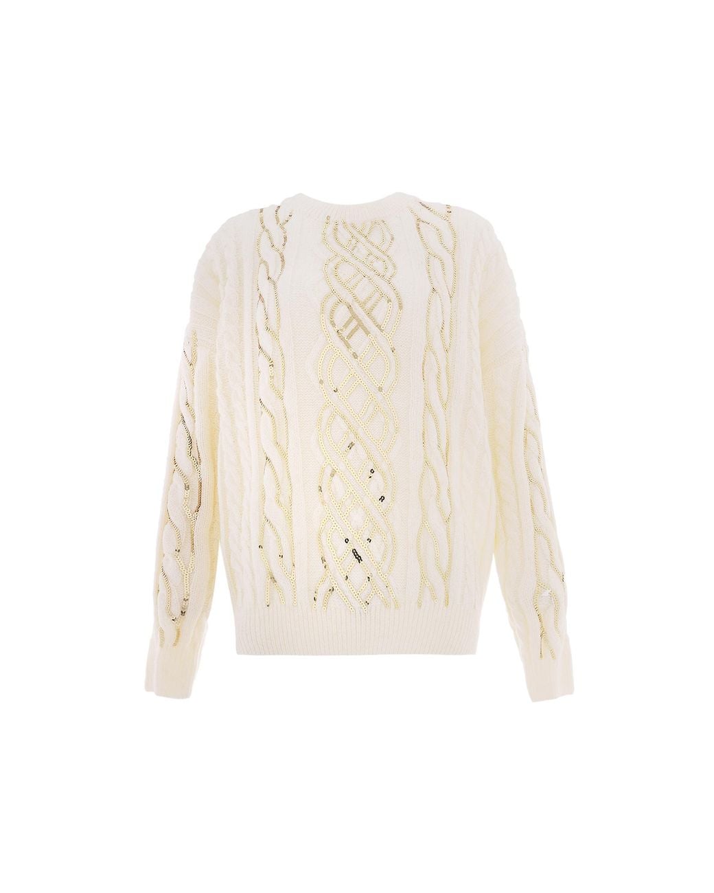 faina Jumper Wolwit in het White