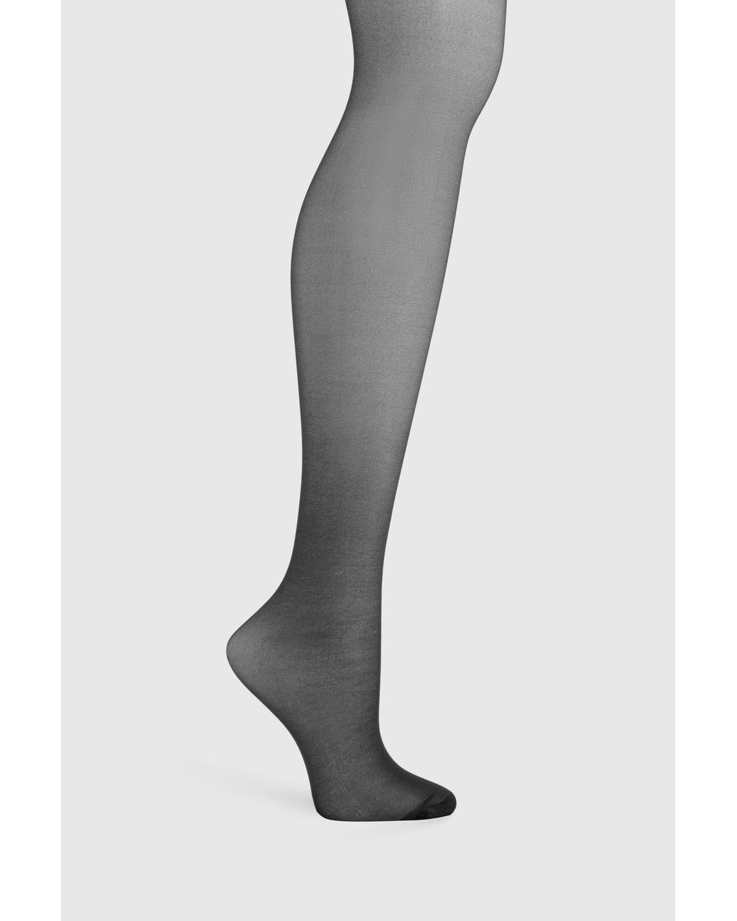 Boohoo Black Plus Shaper 15 Denier 3 Pack Tights