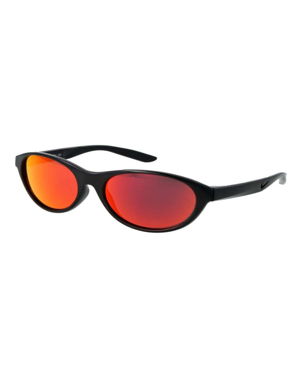 Nike Red Black Plastic Sunglasses