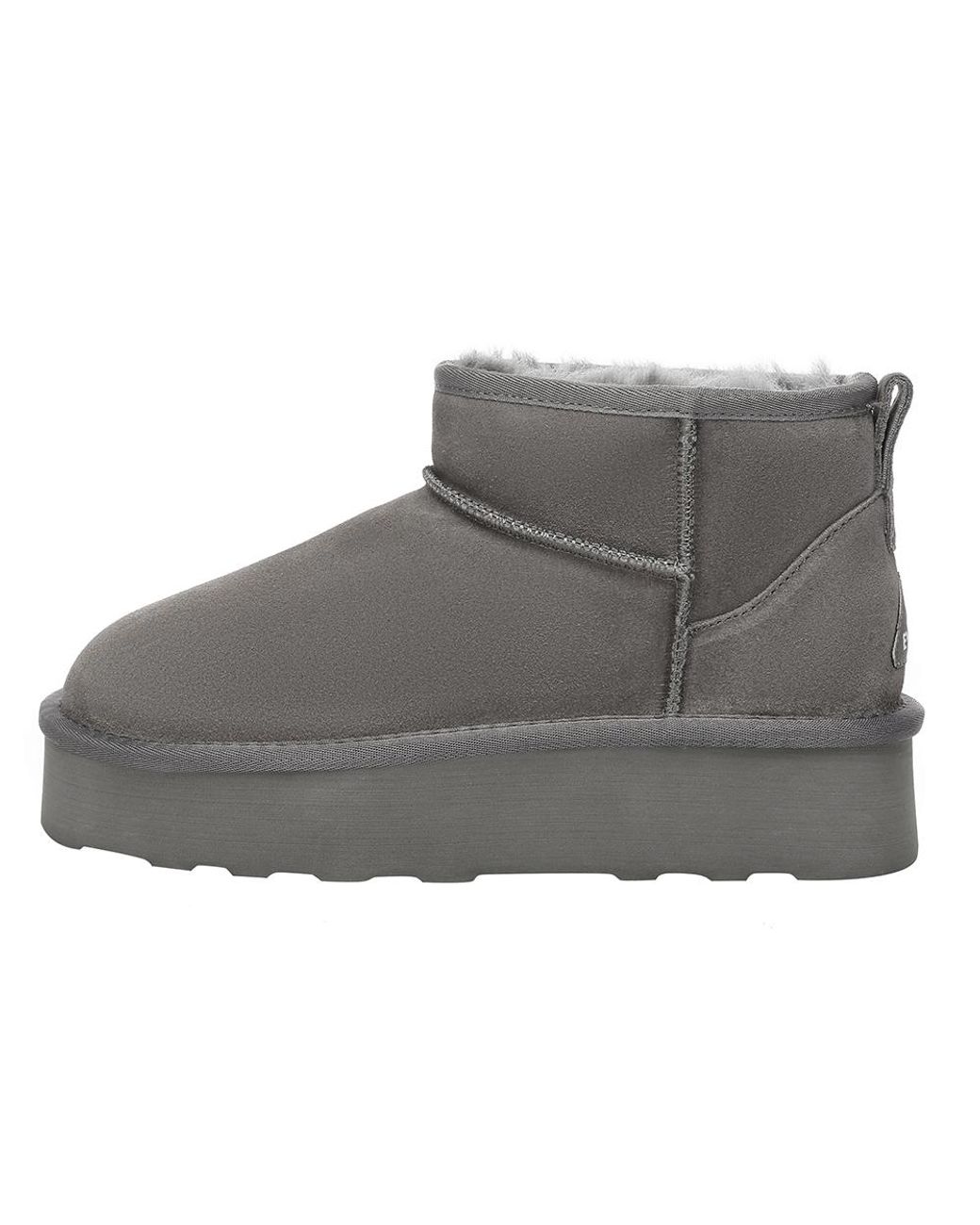 EVER AU Gray Heron Ultra Mini Platform Boots