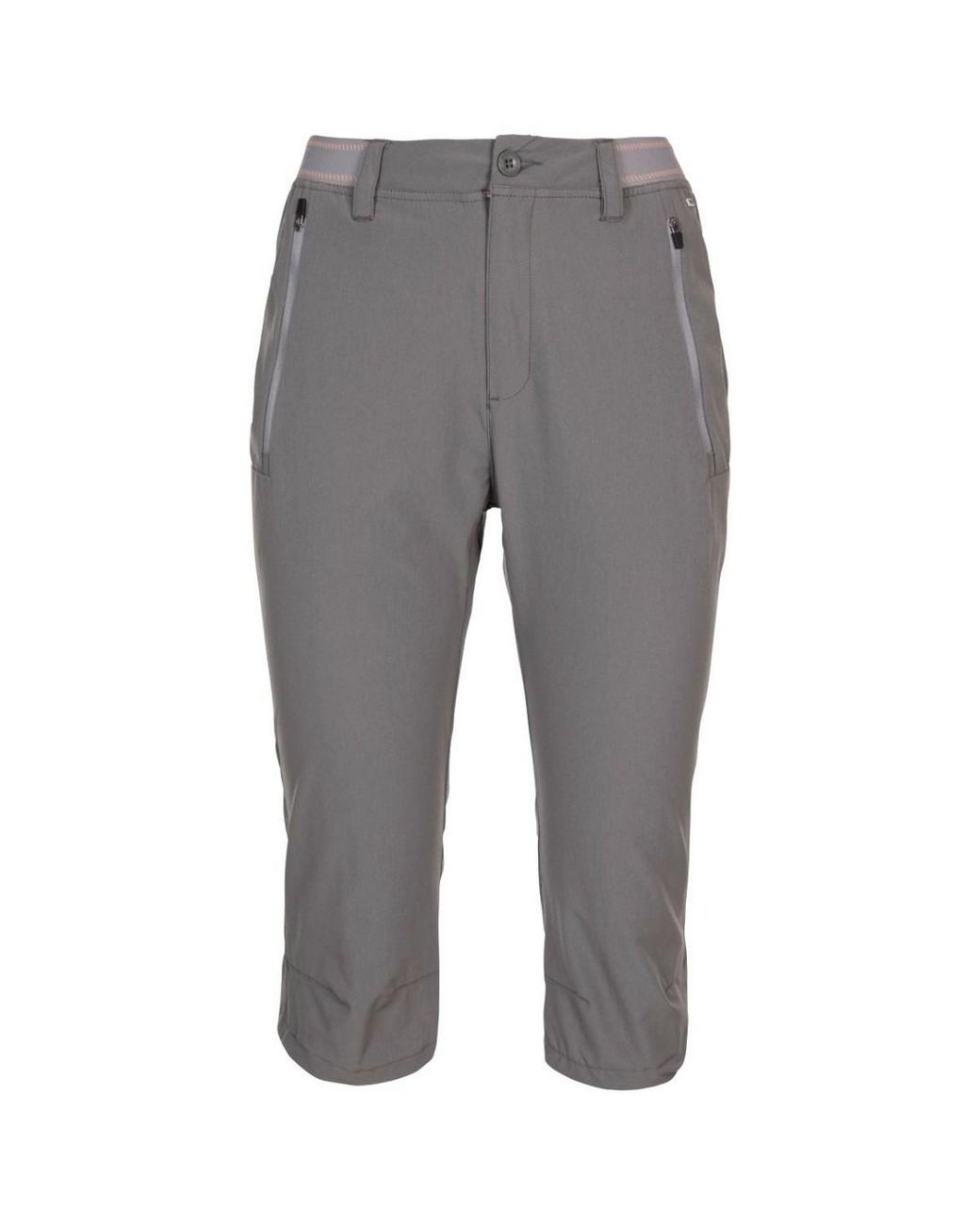 Trespass Gray Ladies Grateful 3/4 Shorts (Storm)