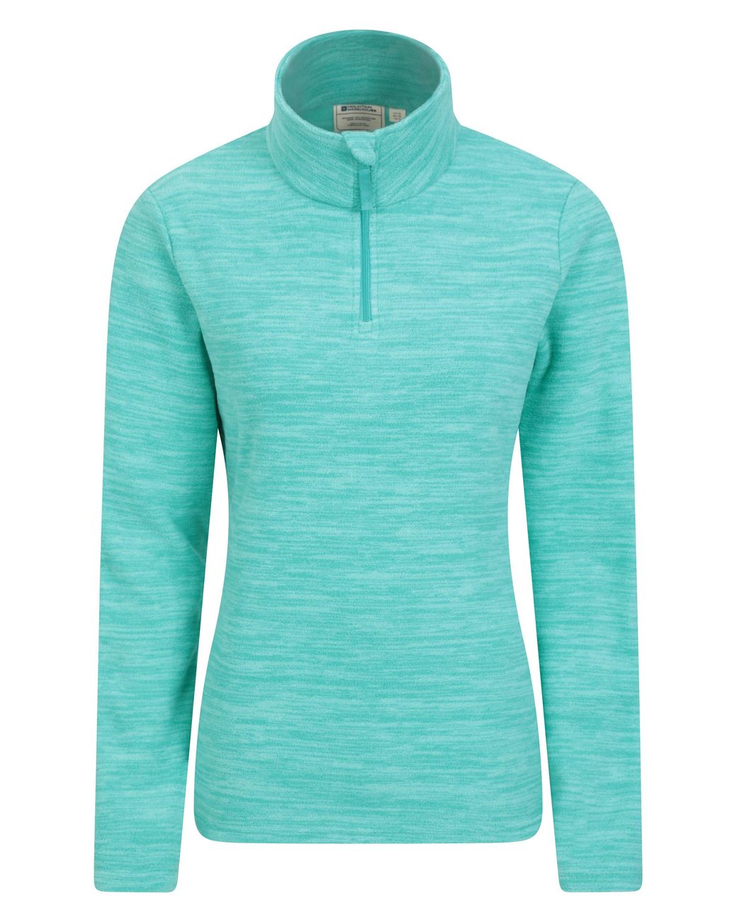 Mountain Warehouse Blue 'Snowdon' Fleece Top Half Zip Breathable Quick Dry Sweater