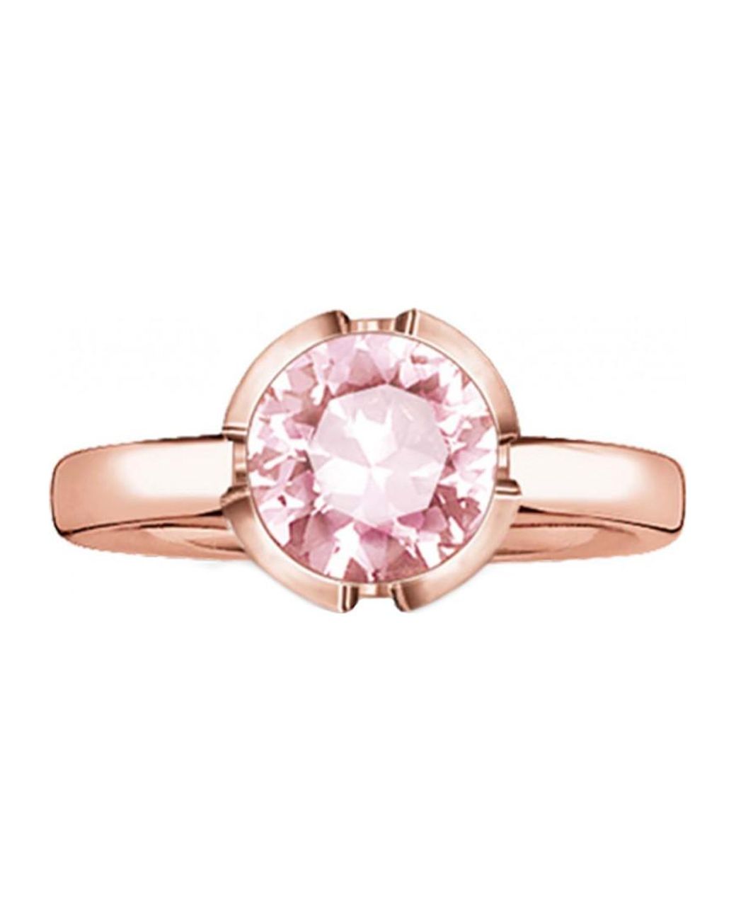 Thomas Sabo Pink Tr2034-540-9-54 Ladies Ring