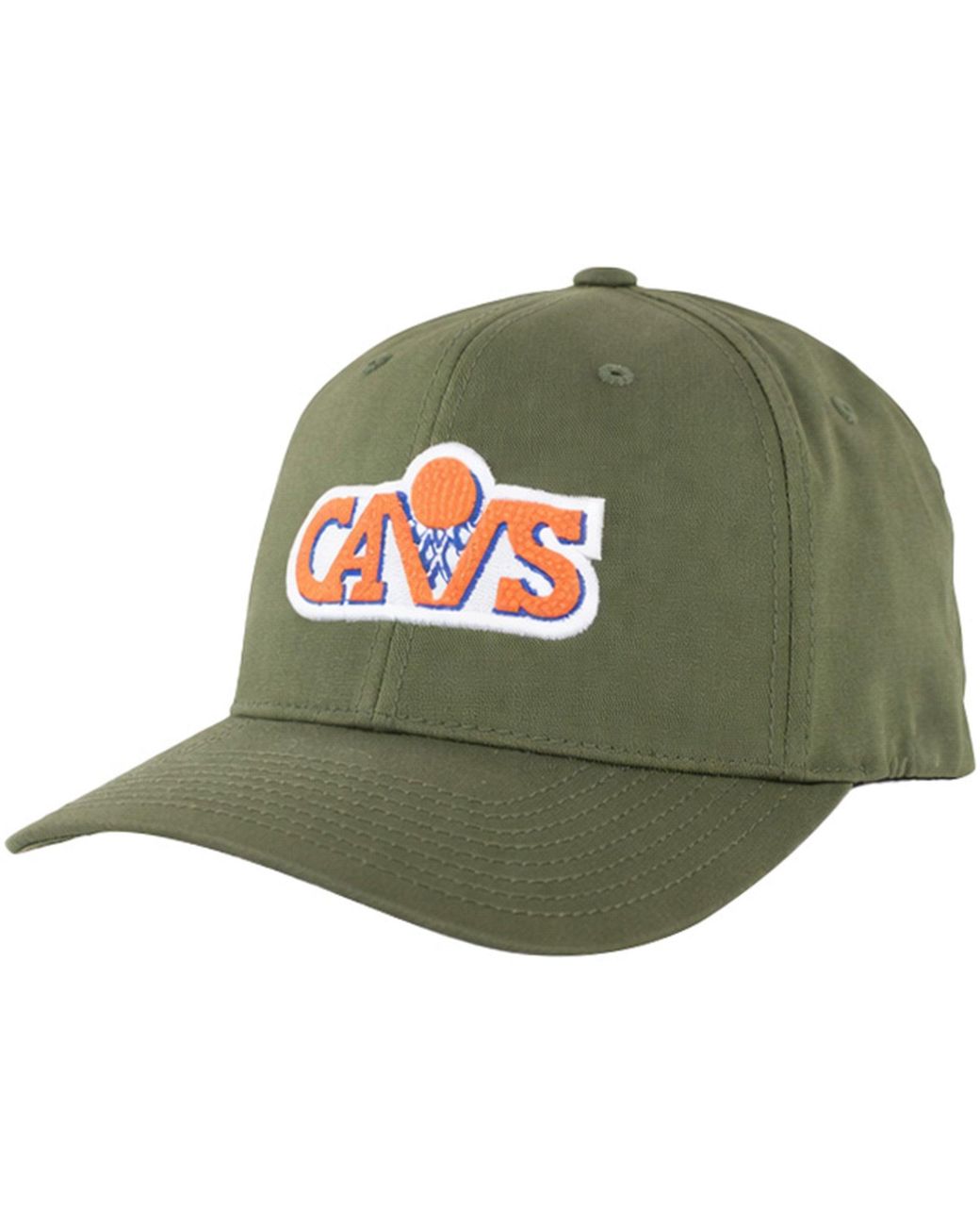 Mitchell & Ness Green Nba Cleveland Cavaliers Battle Cap Cotton