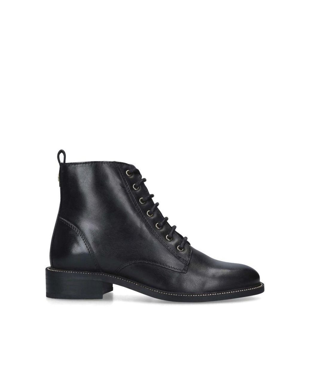 Carvela Kurt Geiger Leather Spike Boots Leather in Black | Lyst UK