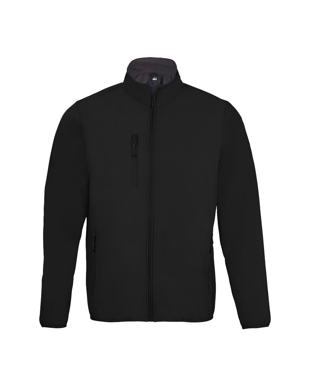 Sol's Black Radian Soft Shell Jacket for men
