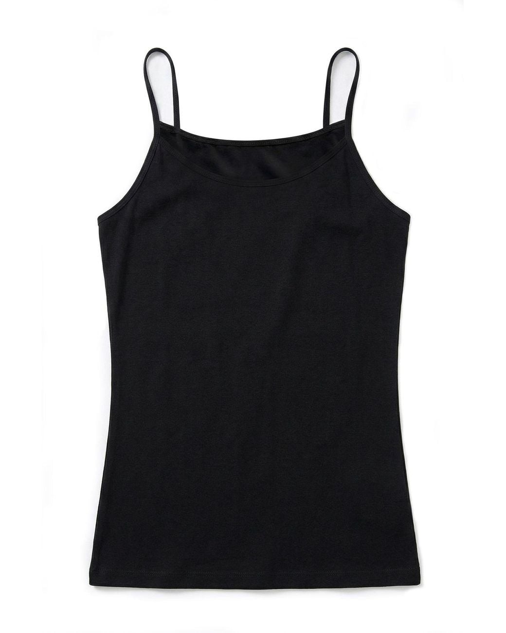 Öts Black Cotton Tank Top