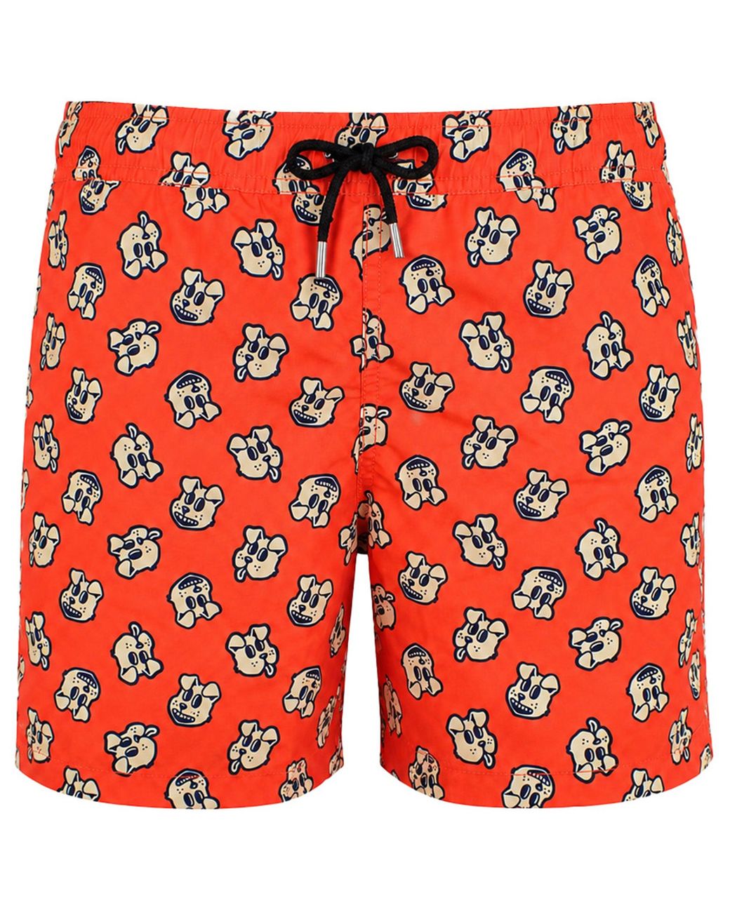 Happy Socks Orange Doggo Swim Shorts for men