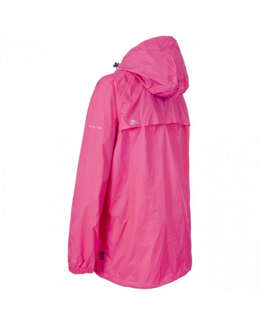 Trespass Pink Adults Qikpac Packaway Waterproof Jacket (Sasparilla)