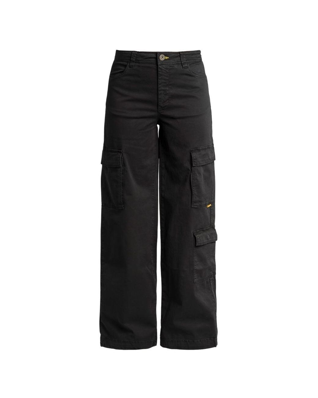 Parajumpers Black Lela Cargo Pants Cotton