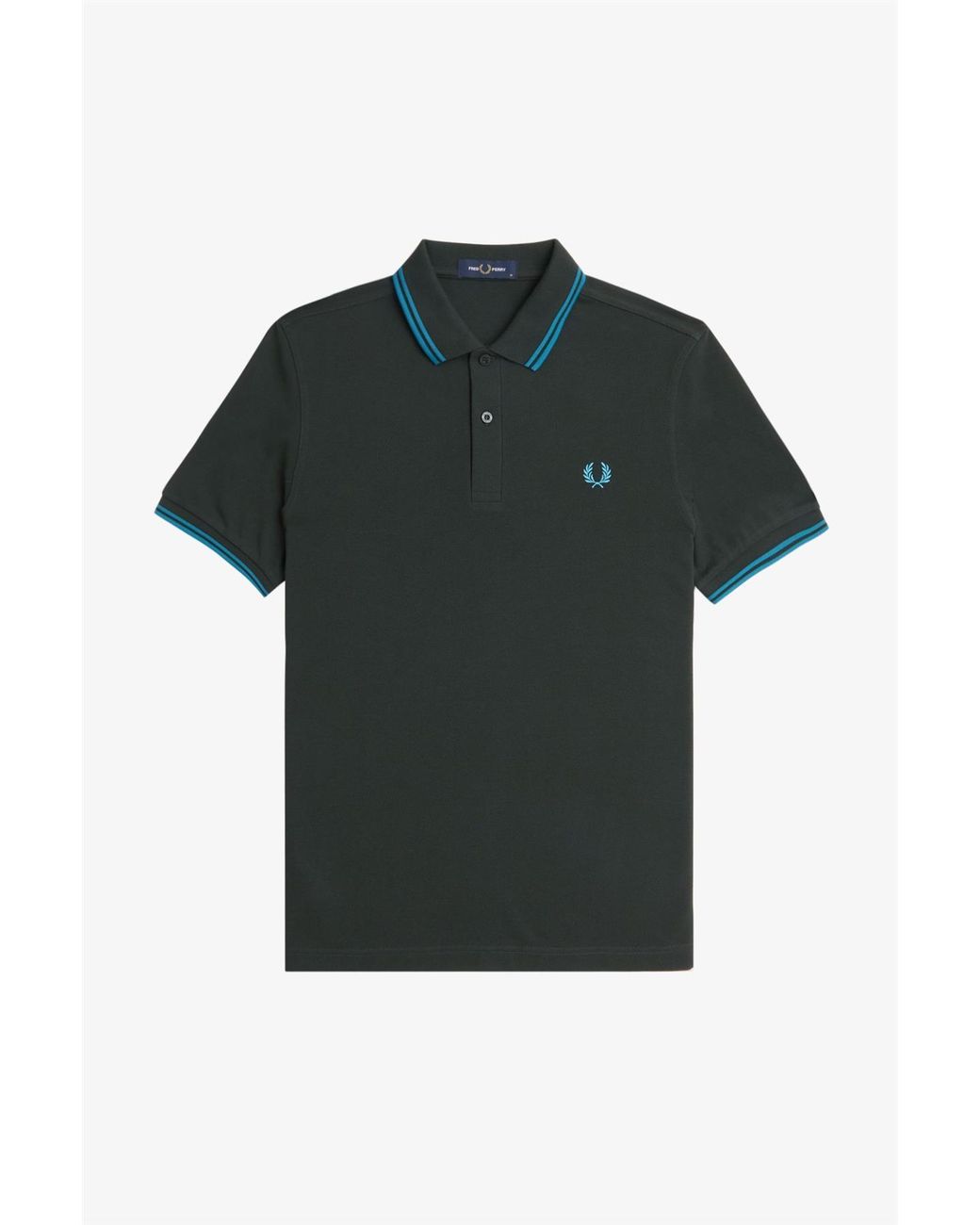 Fred Perry Black Twin Tipped Polo Shirt for men