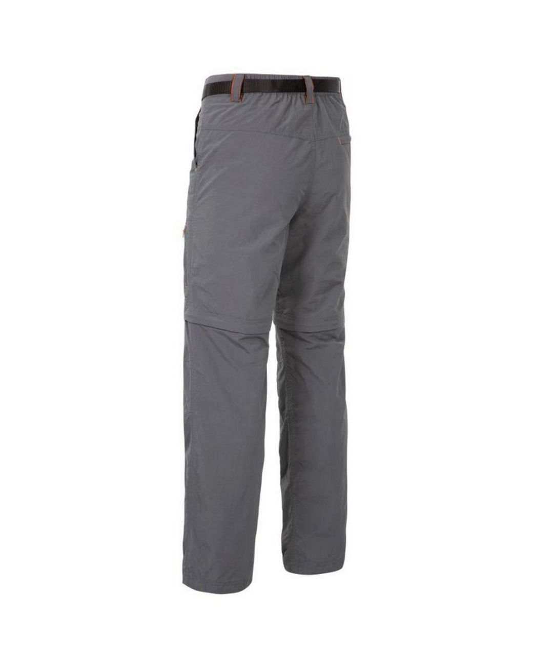 Trespass Gray Rynne B Mosquito Repellent Cargo Trousers (Carbon) for men