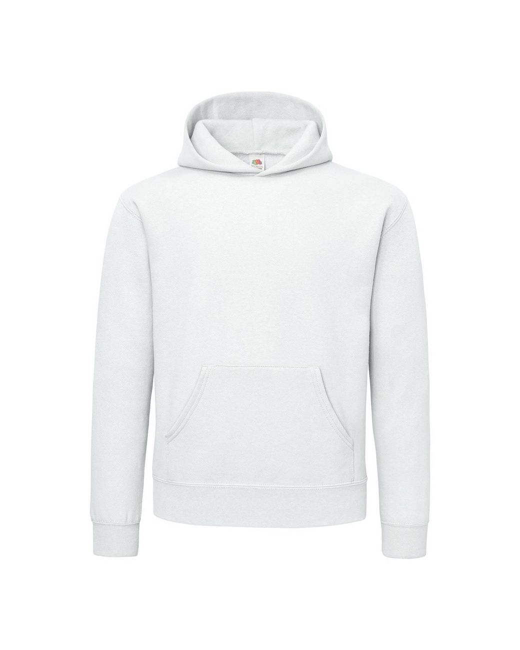 Fruit Of The Loom White Adult Supercotton Hoodie