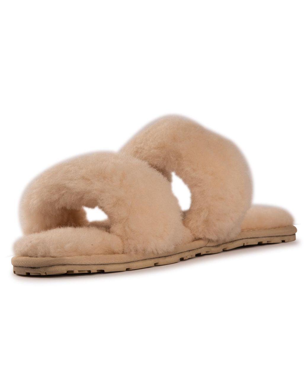 Aus Wooli Natural Australia Sheepskin Wool Ballart Sandals