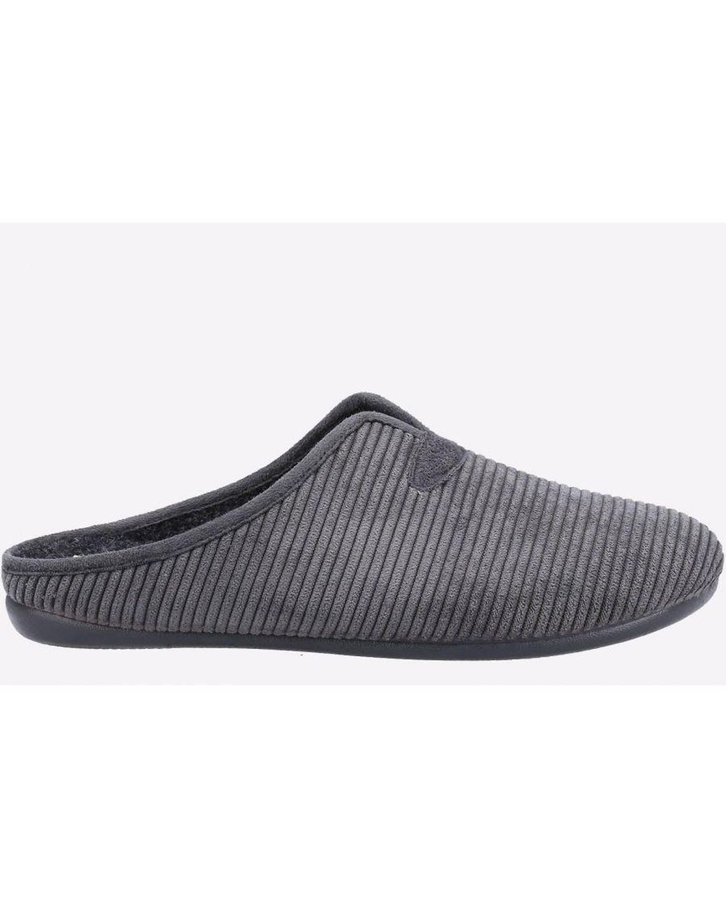 Cotswold Gray Blackbird Mule Slipper for men