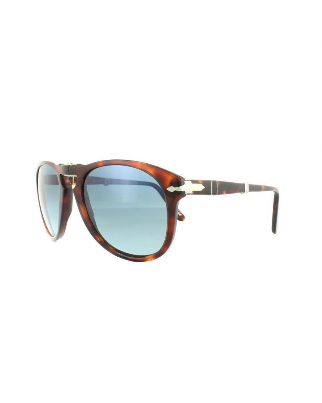 Persol Blue Aviator Havana Gradient Polarized Sunglasses for men