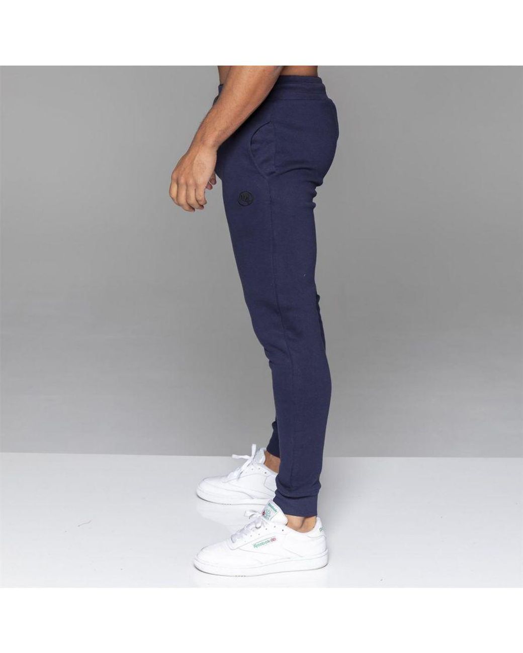 MYT Blue Slim Fit Joggers Cotton for men