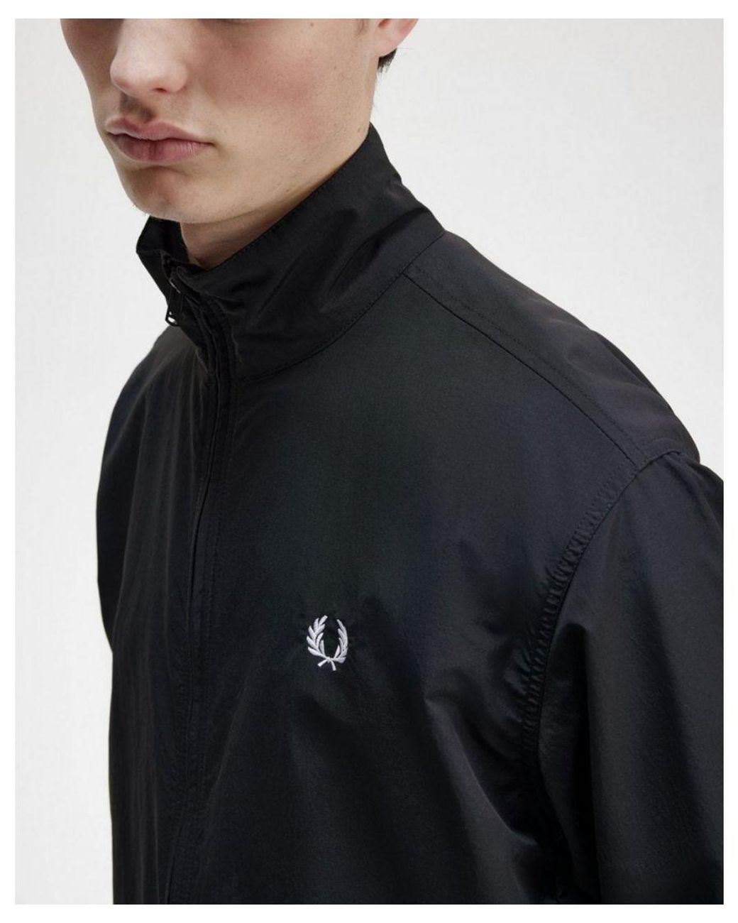 Fred Perry Woven Track Jacket in Blue for Men Lyst UK