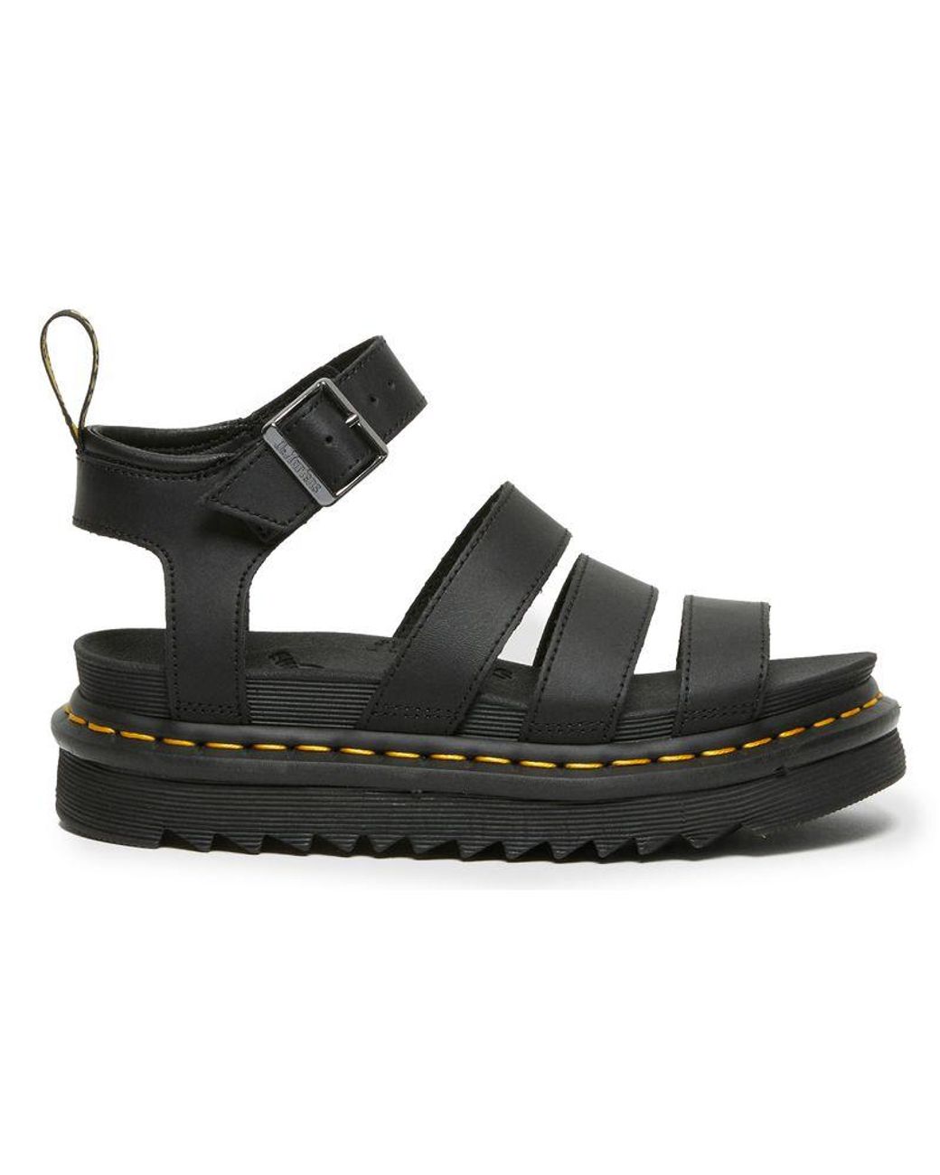 Dr. Martens Black Dr Blaire Hydro Strap Sandals