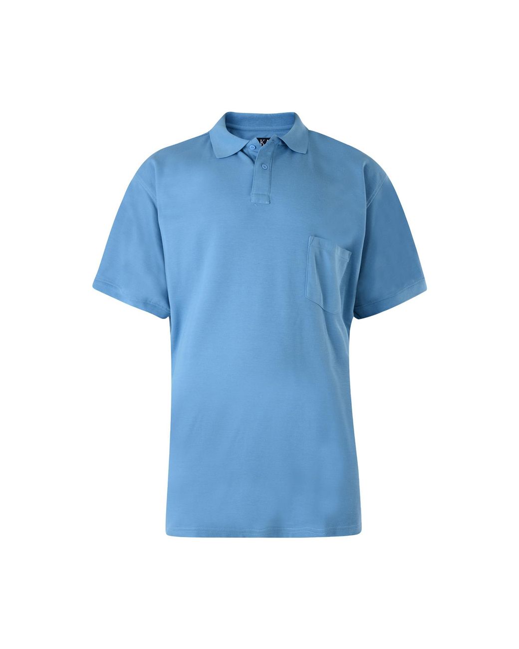 KAM Jeanswear Blue Kam Polo Shirts Short Sleeve Plus Size for men