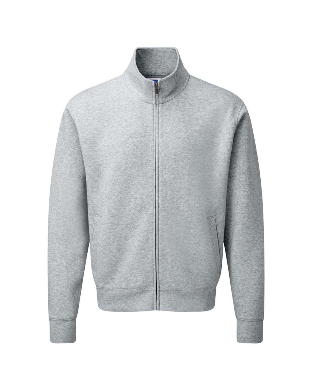 Russell Gray Authentic Full Zip Jacket (Light Oxford) for men