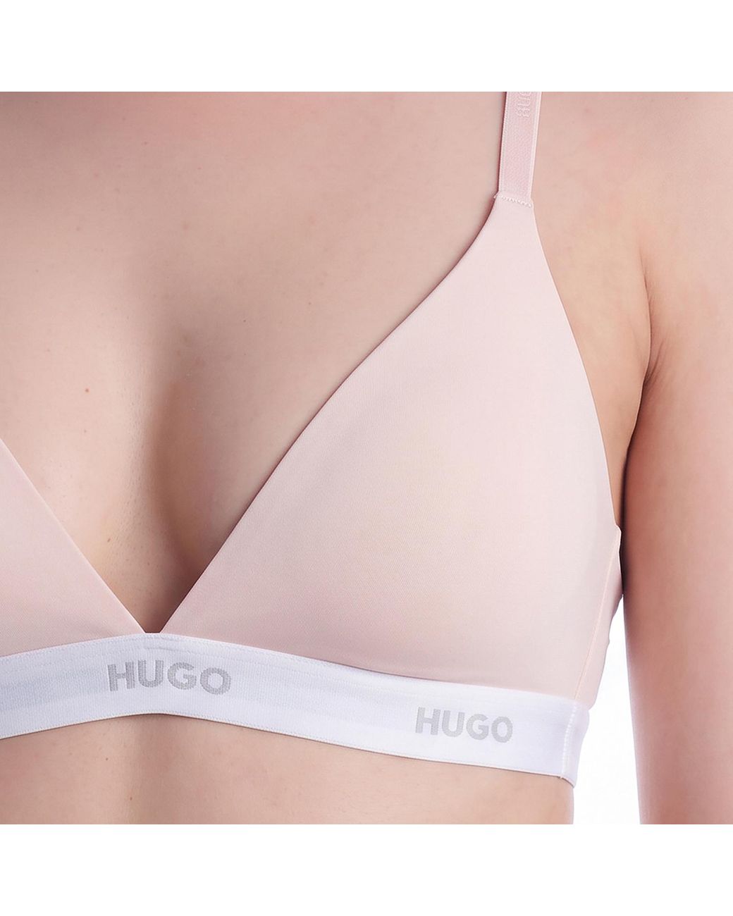 Boss Purple Cotton Triangle Bra 50557093