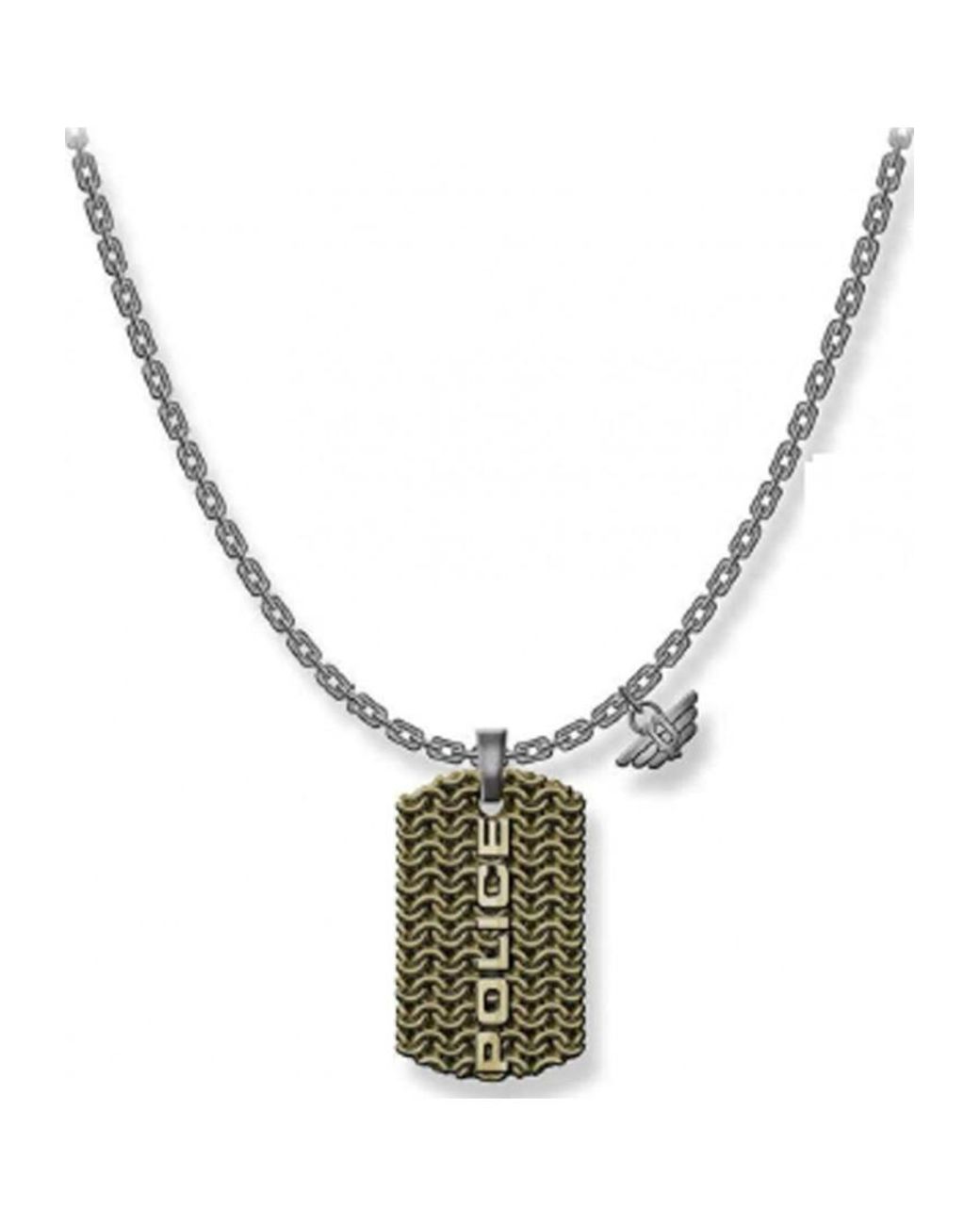 Police Metallic Pj26565Psqg-03 Necklace for men