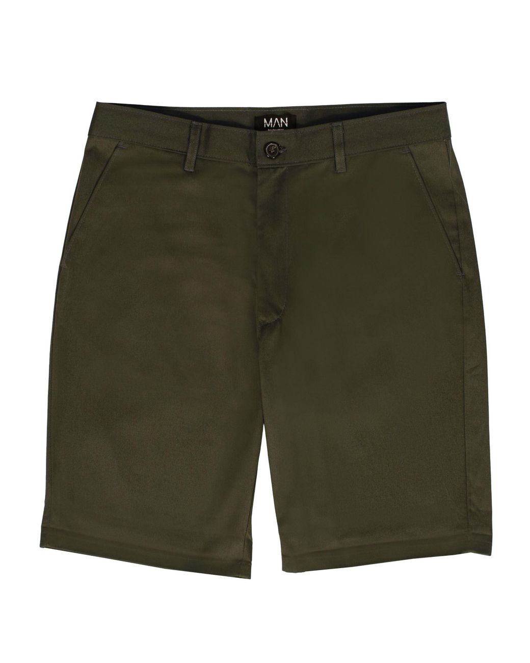 Secret Label Green Slim Fit Chino Shorts for men