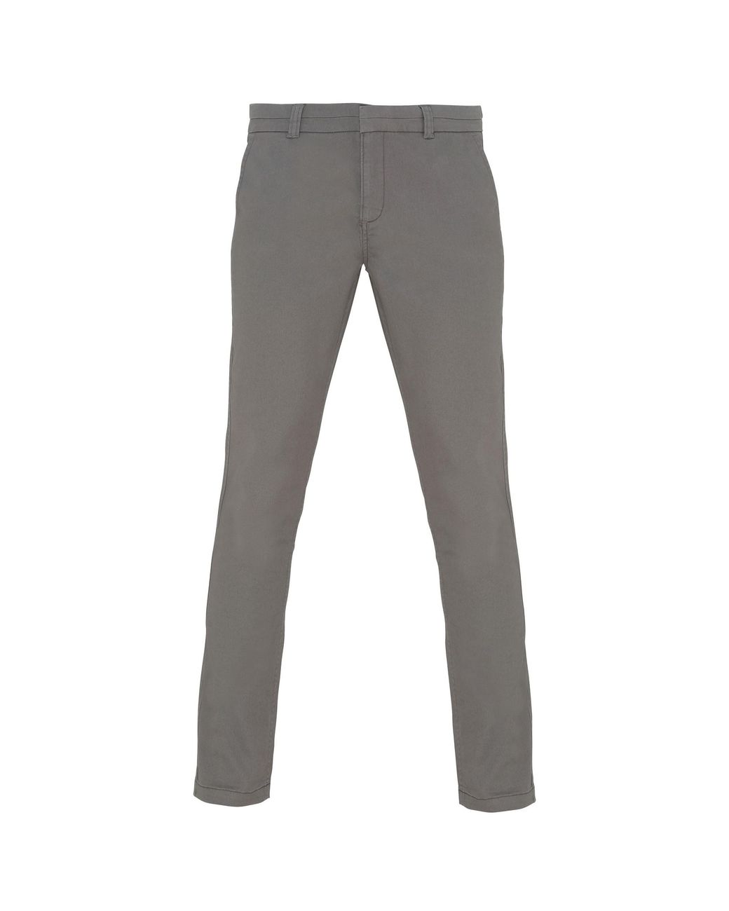 Asquith & Fox Gray Ladies Casual Chino Trousers (Slate)
