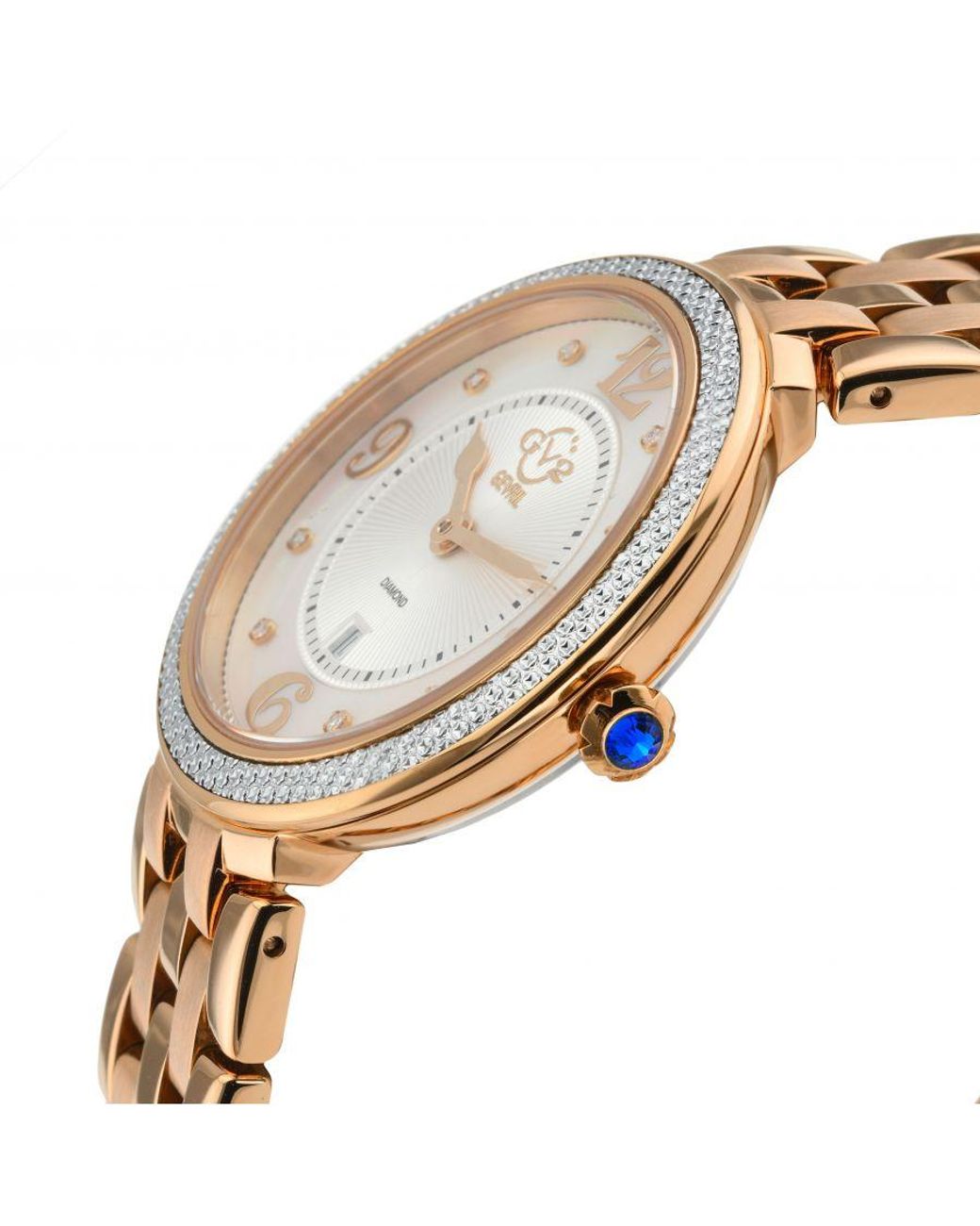 Gv2 Metallic 12902B Verona Swiss Diamond Watch