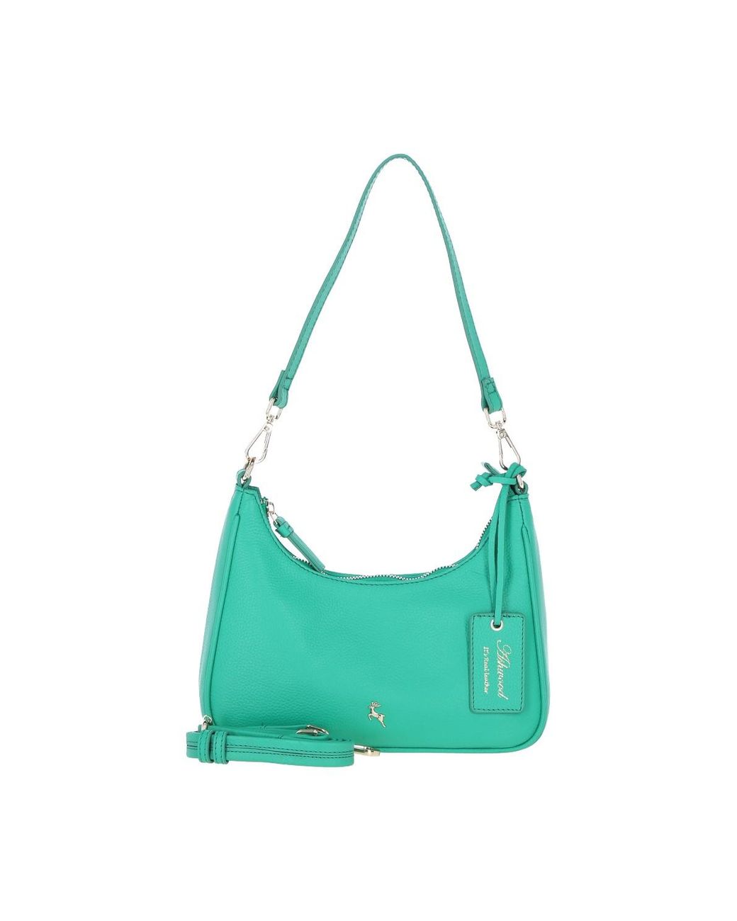 Ashwood Leather Blue Real Shoulder Bag With Detachable Crossbody Strap
