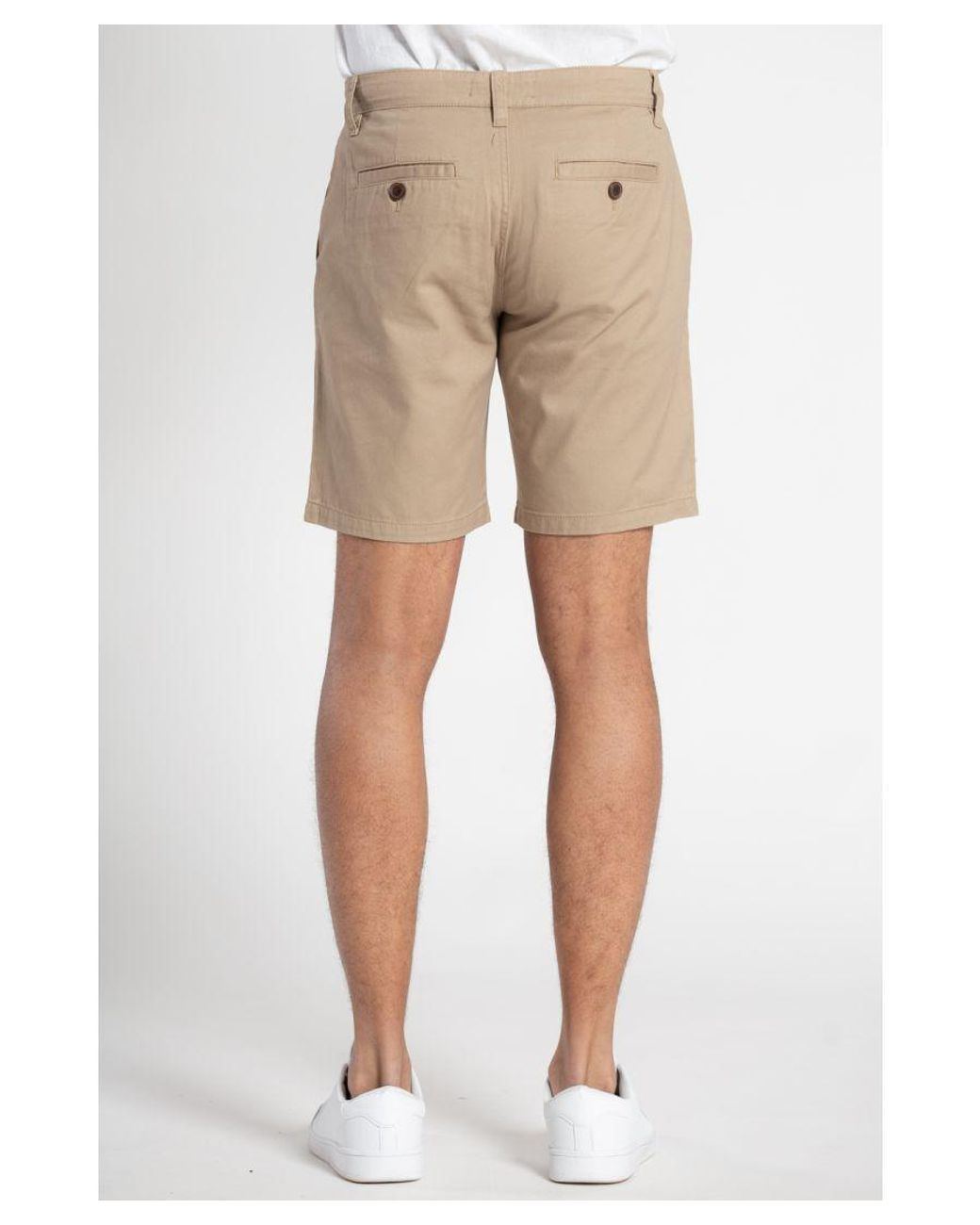 Tokyo Laundry Natural Cotton Chino Shorts for men